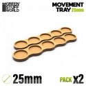 Plateaux de Mouvement MDF - Skirmish AOS 25mm 5x1