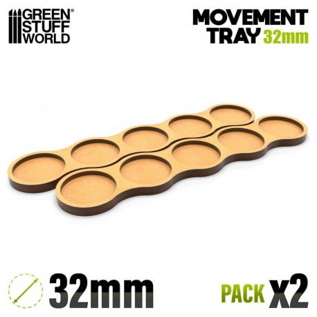 Plateaux de Mouvement MDF - Skirmish AOS 32mm 5x1