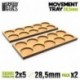 Plateaux de Mouvement MDF 28.5mm 5x2 - Horde en Ligne