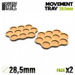 Plateaux de Mouvement MDF - Skirmish AOS 28.5mm 3x4x3
