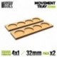 Plateaux de Mouvement MDF 32mm 4x1 - Horde en Ligne