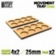 Plateaux de Mouvement MDF 25mm 4x2 - Horde en Ligne