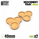 Plateaux de Mouvement MDF 40mm x3 - Horde