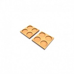 Plateaux de Mouvement MDF 25mm 2x2 -  Hordes en Ligne