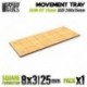 Plateaux de Mouvement MDF - Carrées Slimfit 200x75mm