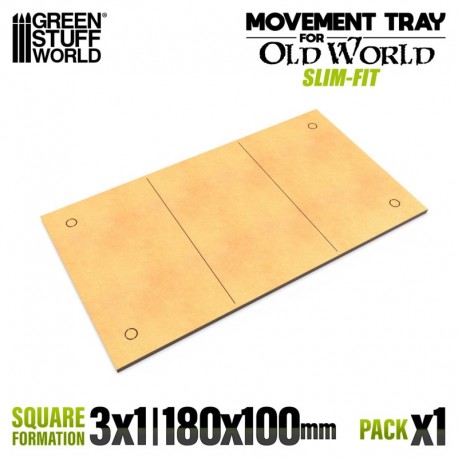 Plateaux de Mouvement MDF - Slimfit 180x100mm