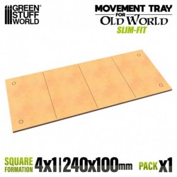 Plateaux de Mouvement MDF - Slimfit 240x100mm