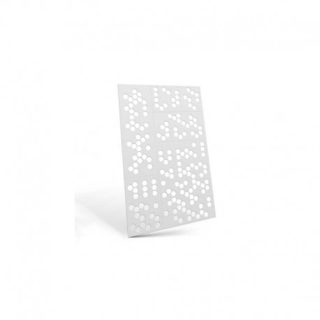 Pochoirs flexibles - Camouflage hexagonal (4x5mm)