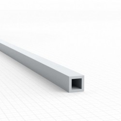 Plasticard PROFIL©? TUBE CARR©?E 3 mm