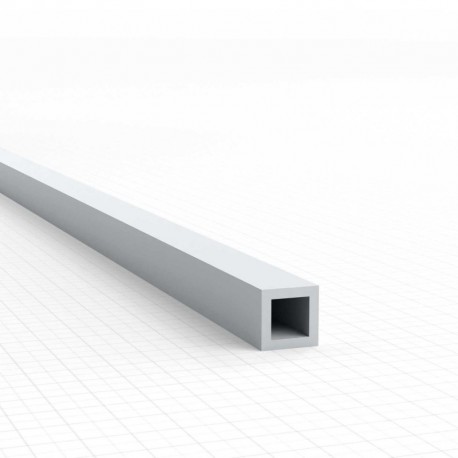 Plasticard PROFIL©? TUBE CARR©?E 3 mm