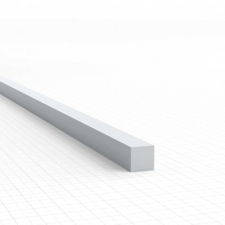 Plasticard PROFIL©? TIGE CARR©?E plein 2.5mm