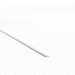 uPVC Plasticard - Profilé Extra-fin 0,25x1 mm