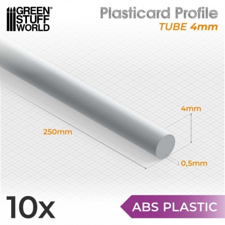 Plasticard PROFIL©? TUBE ROND 4mm