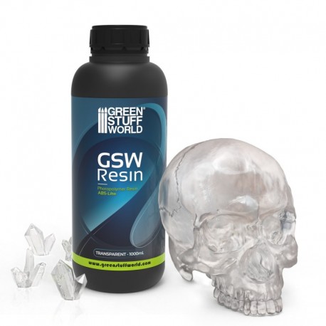 Résine Imprimante 3D - ABS-like Transparente 1000ml