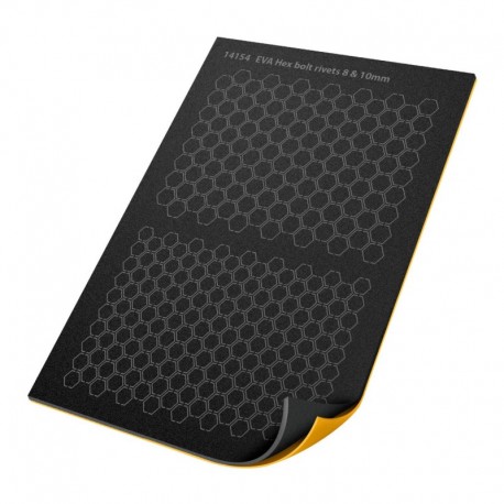 Rivets adhésifs hexagonaux 2mm