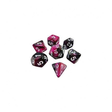 7x Mix 16mm Dés de Jeu - Violet Marbre