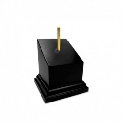 Socle en Bois Carré Bustes 5x5 cm