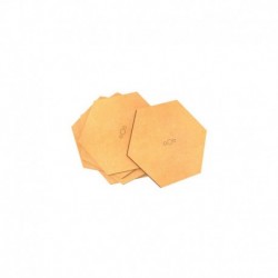 Socles HEXAGONALE 75 mm en MDF bois