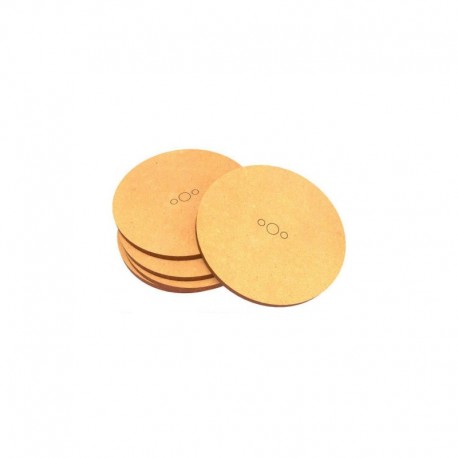 Socles ROND 60 mm en MDF