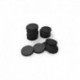 Socles Plastiques ROND 28,5mm Noir