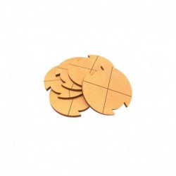 Socles ROND 50 mm en MDF (Legion)