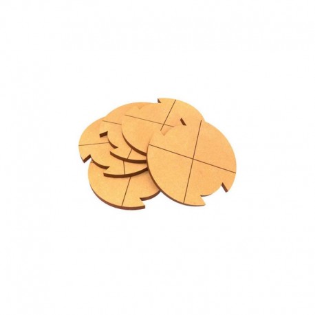 Socles ROND 50 mm en MDF (Legion)