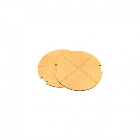 Socles ROND 100 mm en MDF (Legion)