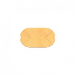 Socles OVALES 100x175 mm en MDF (Legion)