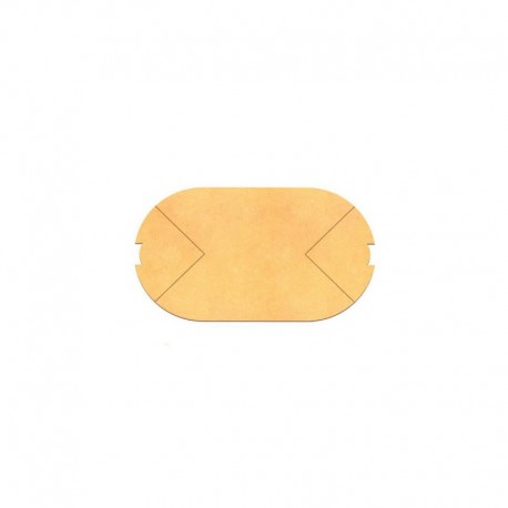 Socles OVALES 100x175 mm en MDF (Legion)