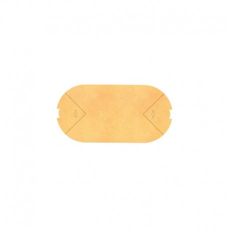 Socles OVALES 100x200 mm en MDF (Legion)