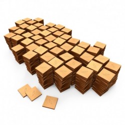 Socles CARR©?S 30 mm en MDF (Pack x500)