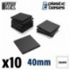 Socles CARR©?S 40mm en Plastique