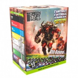 Socles Blood Bowl compatibles 40mm avec anneaux de compétence