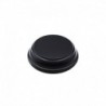 Socle en Bois Rond Ouvragé 5 cm - Noir