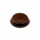 Socle en Bois Rond Ouvragé 5x5 cm - Noisette