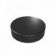 Socle en Bois Rond 15 cm - Noir