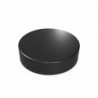 Socle en Bois Rond 15 cm - Noir