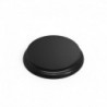 Socle en Bois Rond Ouvragé 130mm - Noir