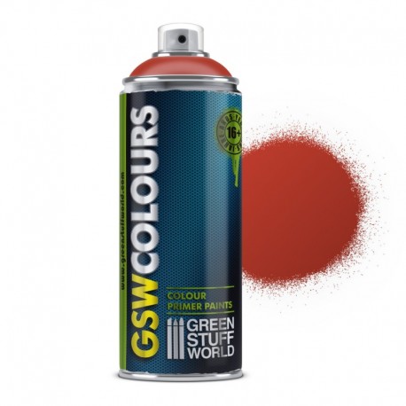 SPRAY Couleurs Rouge rouille mat 400ml