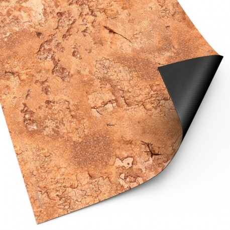 Tapis néoprène 44x60" Dreadrock Badlands avec zones de déploiement