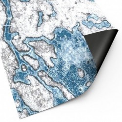 Tapis néoprène 44x60" Blizzard Hollows avec zones de déploiement