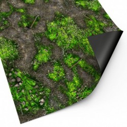 Tapis néoprène 44x60" Boneblight Marsh avec zones de déploiement