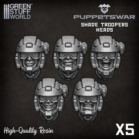 PuppetsWar - Têtes de Shade Troopers
