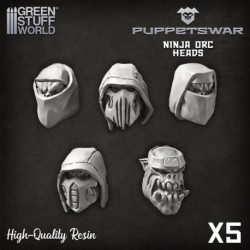 Têtes d'orques ninja