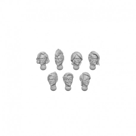 Têtes de femmes PLAIES 1:48