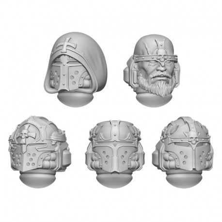 DakkaDakka - Casques de Croisé Sombre 1:48