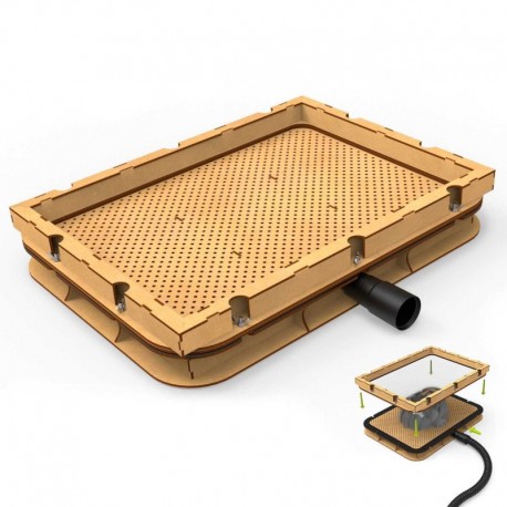 Machine de thermoformage sous vide grande