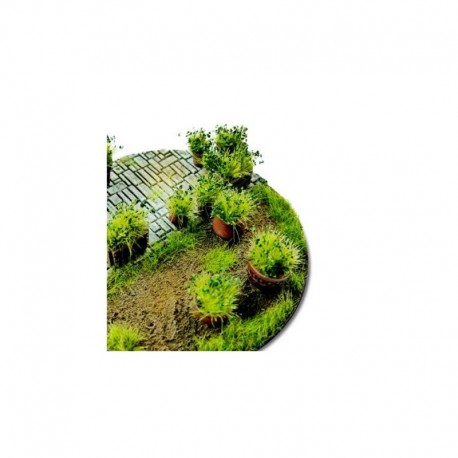 Touffes de Buissons 6mm Auto-Adhésif - Vert foncé