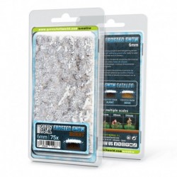 Touffes de Buissons - 6mm - Neige - MARRON BR©?L©?