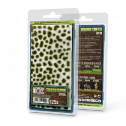 Touffes d'herbe - Tuft 2 mm - Vert Foncée